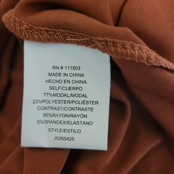 June and Hudson Mauve Summer Dress sz L - Picture 7 of 9